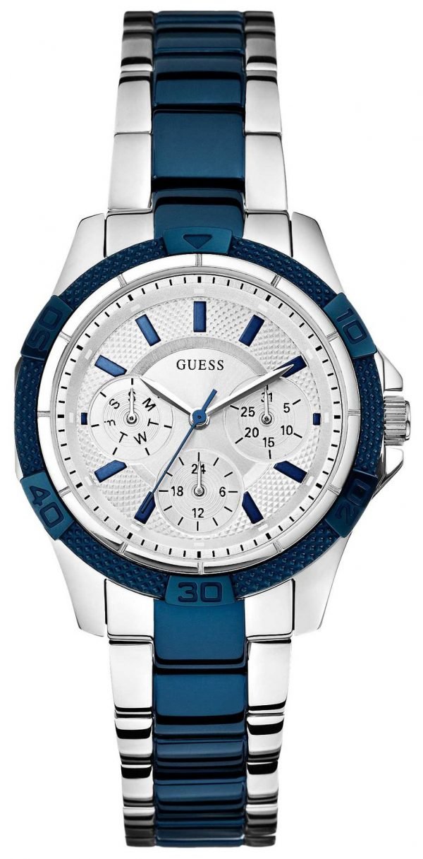 Guess Mini W0235l6 Kello Hopea / Teräs