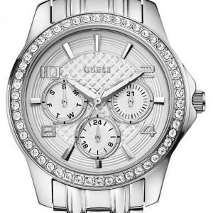 Guess Mini W0403l1 Kello Hopea / Teräs