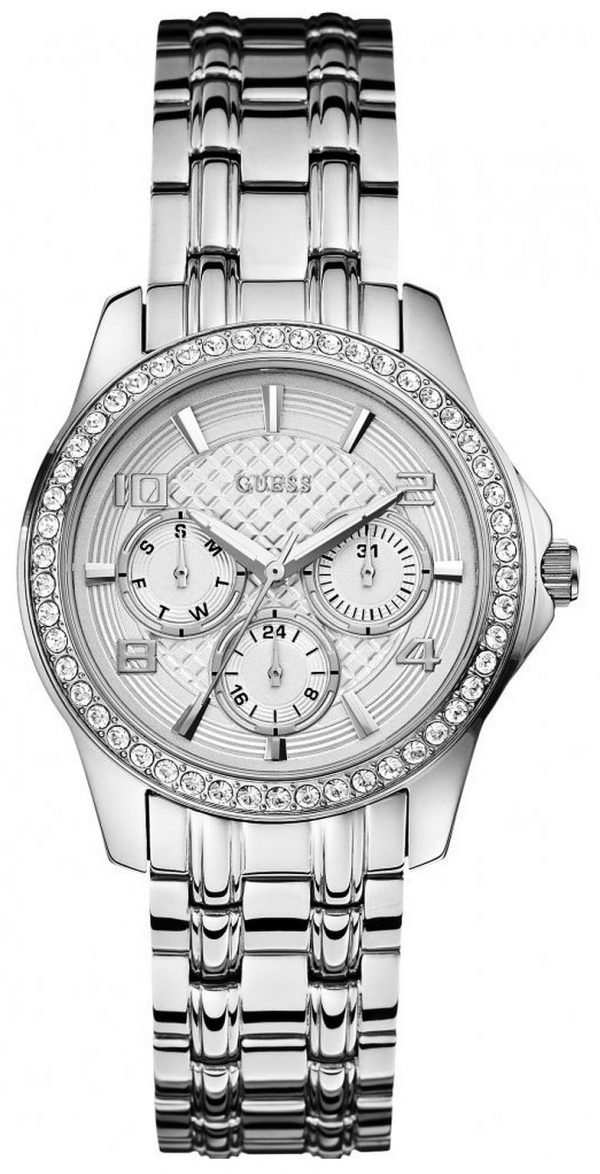 Guess Mini W0403l1 Kello Hopea / Teräs