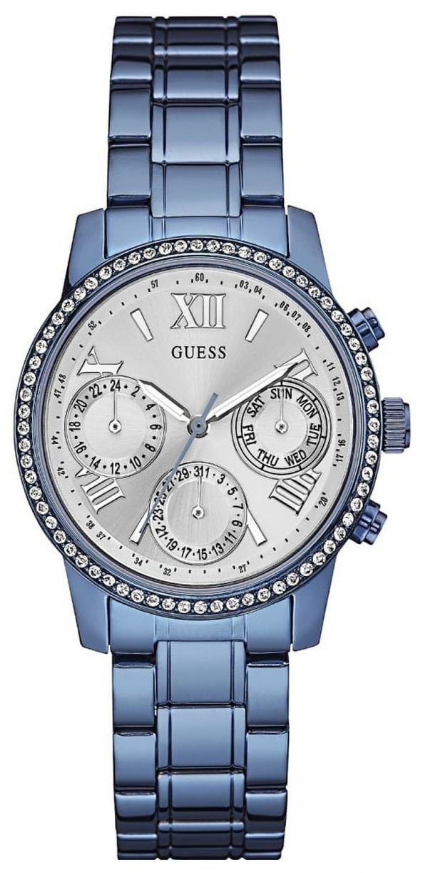 Guess Mini W0623l4 Kello Hopea / Teräs