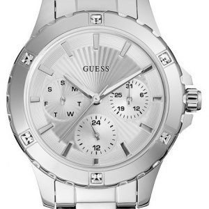 Guess Mist W0443l1 Kello Hopea / Teräs