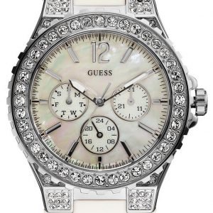 Guess Overdrive W14555l1 Kello Valkoinen / Kumi