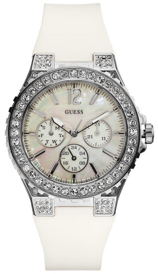 Guess Overdrive W14555l1 Kello Valkoinen / Kumi