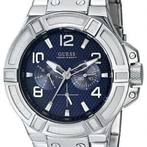 Guess Rigor U0218g2 Kello Sininen / Teräs