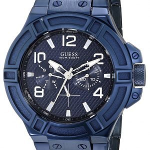 Guess Rigor U0218g4 Kello Sininen / Teräs