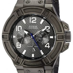 Guess Rigor W0218g1 Kello Harmaa / Teräs