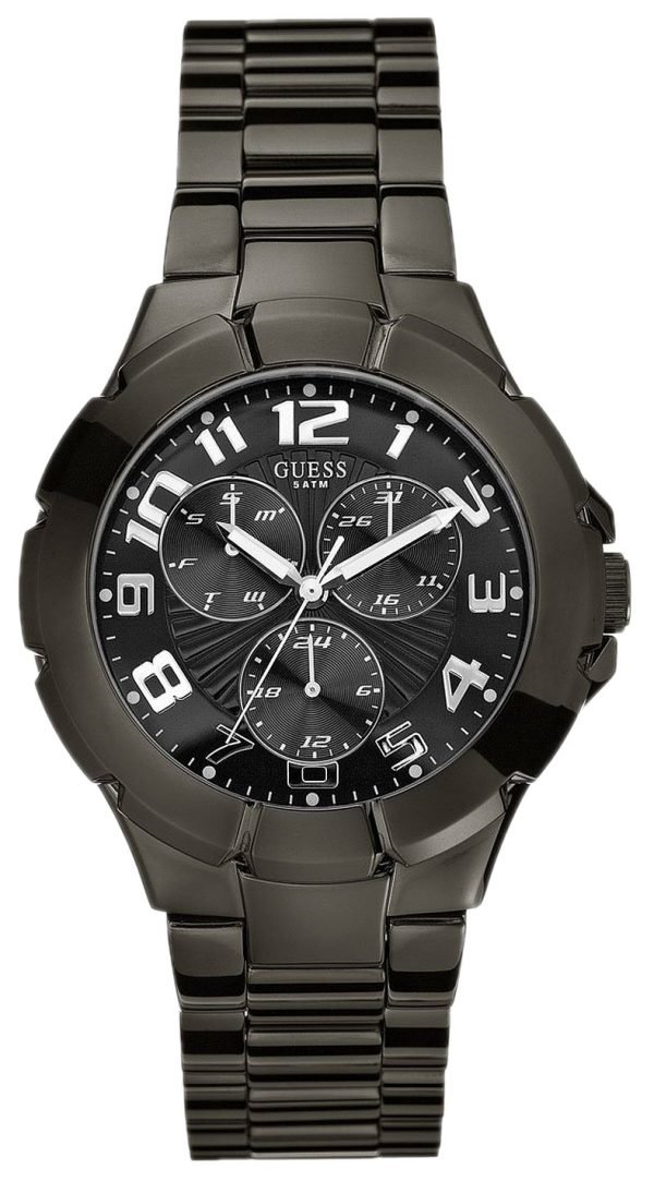 Guess Rush W11010g1 Kello Musta / Teräs