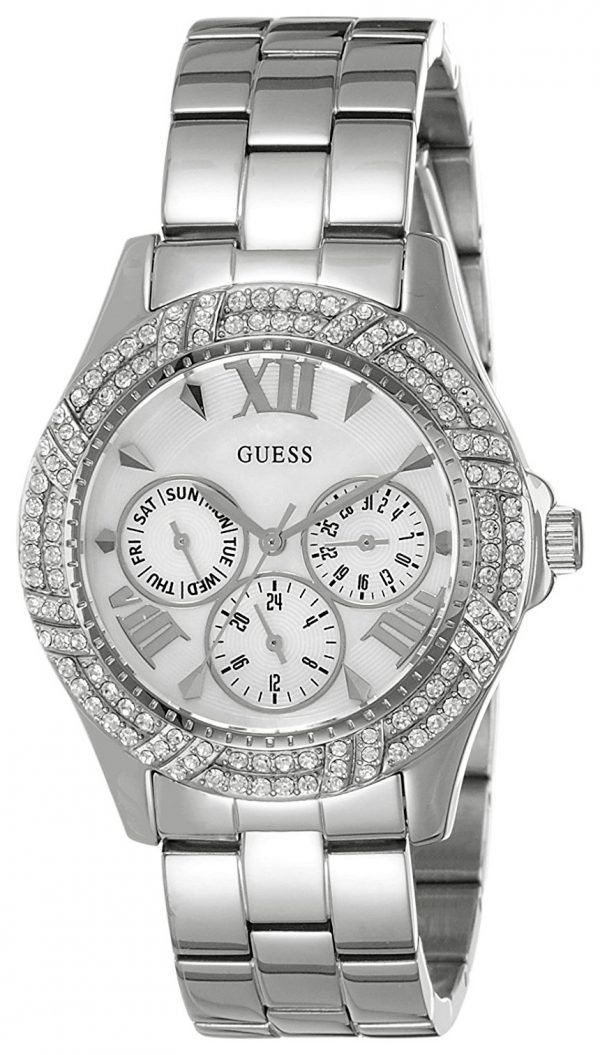 Guess Shimmer W0632l1 Kello Hopea / Teräs