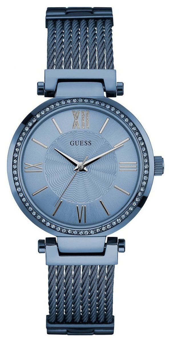 Guess Soho W0638l3 Kello Sininen / Teräs