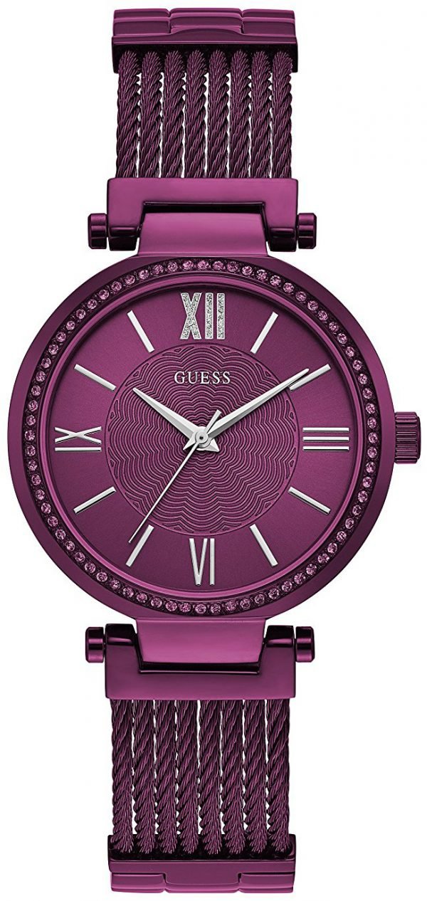 Guess Soho W0638l6 Kello Violetti / Teräs