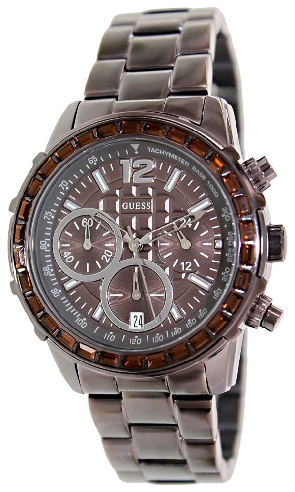 Guess Sporty U0016l4 Kello Ruskea / Teräs