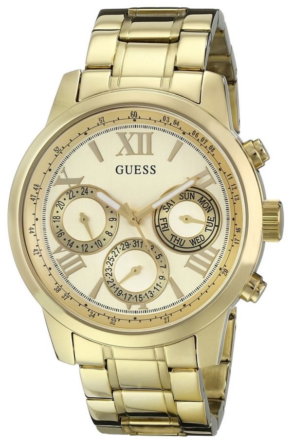 Guess Sporty U0330l1 Kello Samppanja / Kullansävytetty Teräs