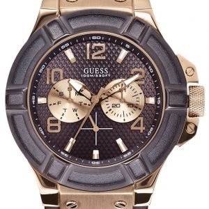 Guess Sporty W0040g3 Kello Ruskea / Nahka