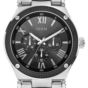 Guess Sporty W0246g1 Kello Musta / Teräs