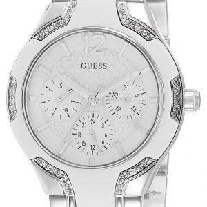 Guess Sporty W0556l1 Kello Valkoinen / Teräs