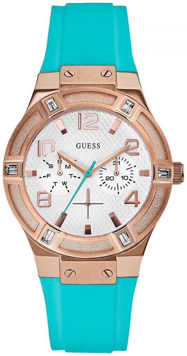 Guess Sporty W0564l3 Kello Hopea / Kumi