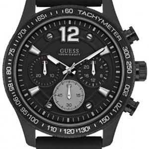 Guess Sporty W0971g1 Kello Musta / Kumi