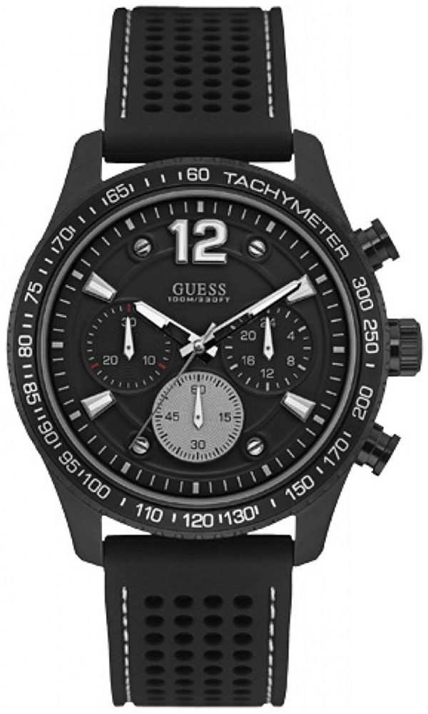 Guess Sporty W0971g1 Kello Musta / Kumi