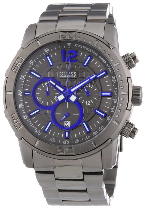 Guess Sporty W22521g1 Kello Harmaa / Teräs