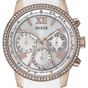 Guess Sunrise W0616l1 Kello Valkoinen / Kumi