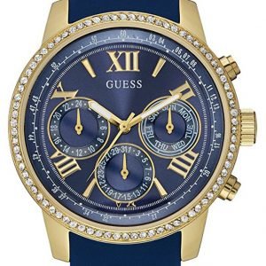 Guess Sunrise W0616l2 Kello Sininen / Kumi