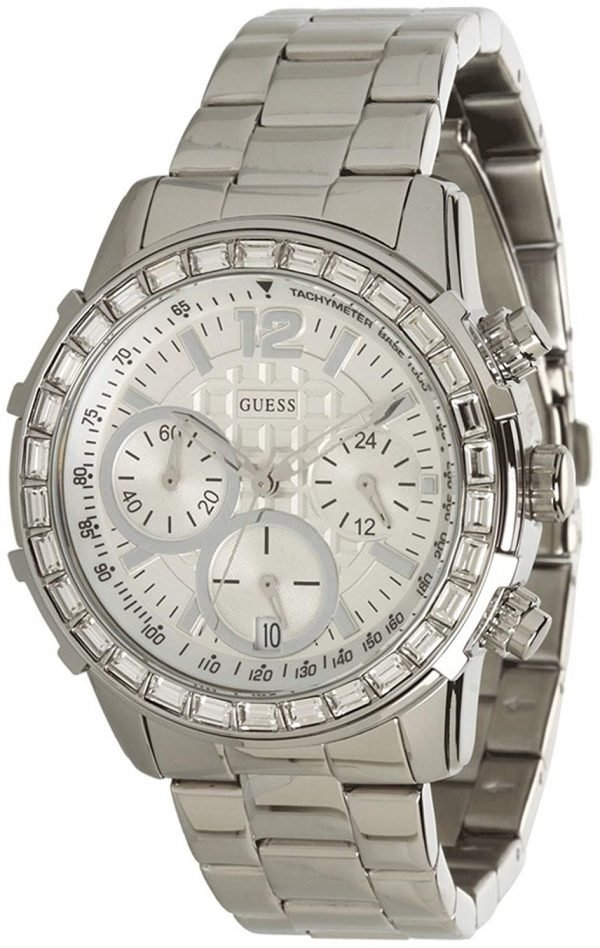 Guess U0016l1 Kello Hopea / Teräs