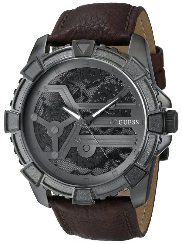 Guess U0274g1 Kello Harmaa / Nahka