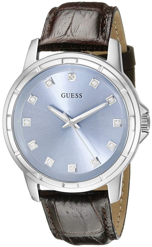 Guess U0519g2 Kello Sininen / Nahka