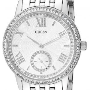 Guess U0573l1 Kello Valkoinen / Teräs