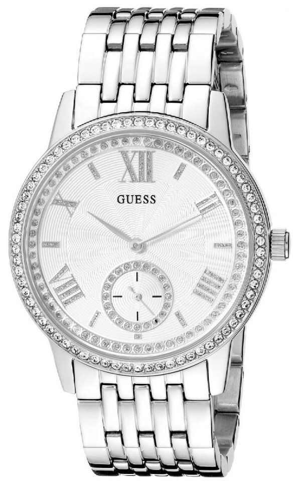 Guess U0573l1 Kello Valkoinen / Teräs