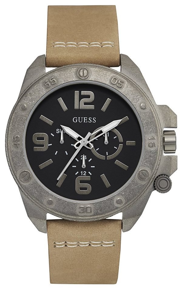 Guess Viper W0659g4 Kello Musta / Nahka