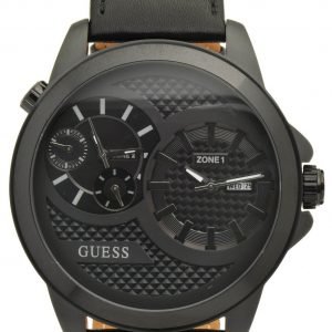 Guess W0184g1 Kello Musta / Nahka