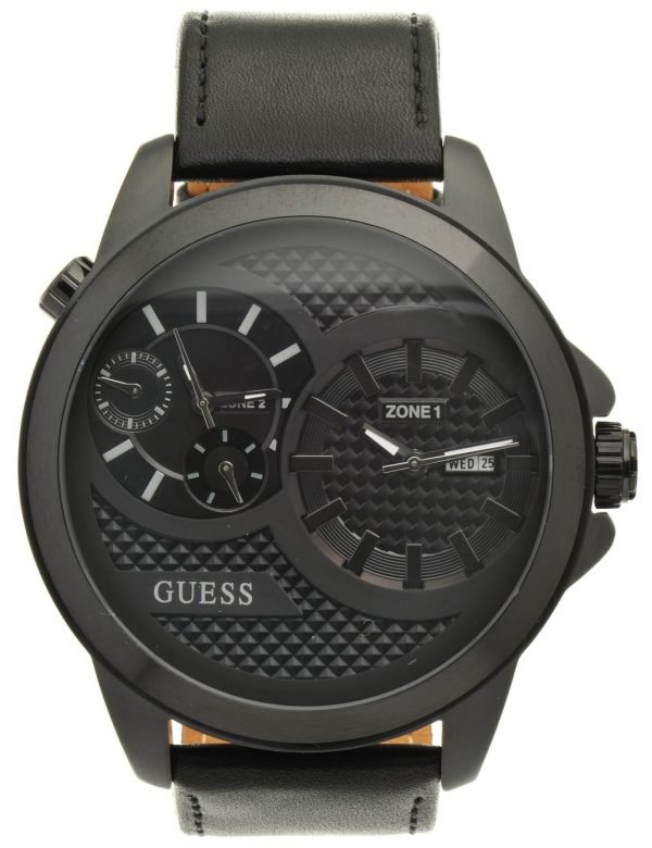 Guess W0184g1 Kello Musta / Nahka