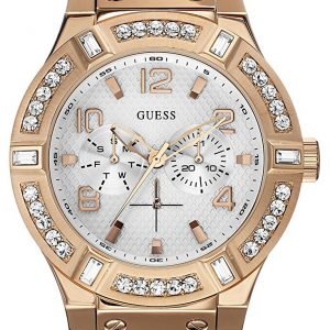 Guess W0614l1 Kello Valkoinen / Kumi