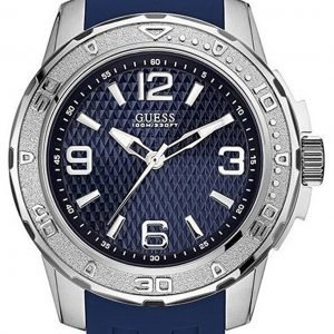 Guess W0682g1 Kello Sininen / Kumi