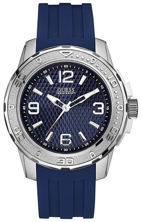 Guess W0682g1 Kello Sininen / Kumi
