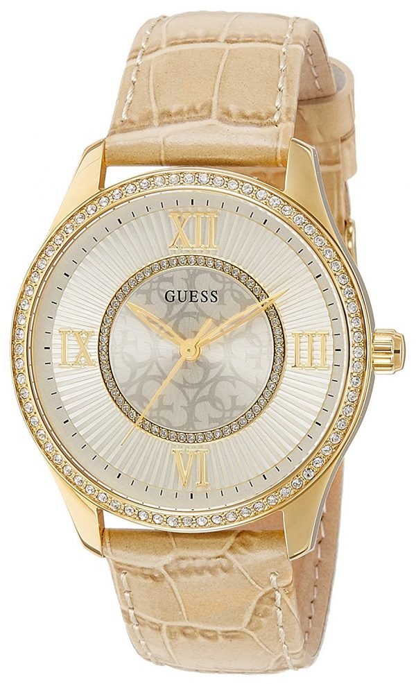 Guess W0768l2 Kello Hopea / Nahka