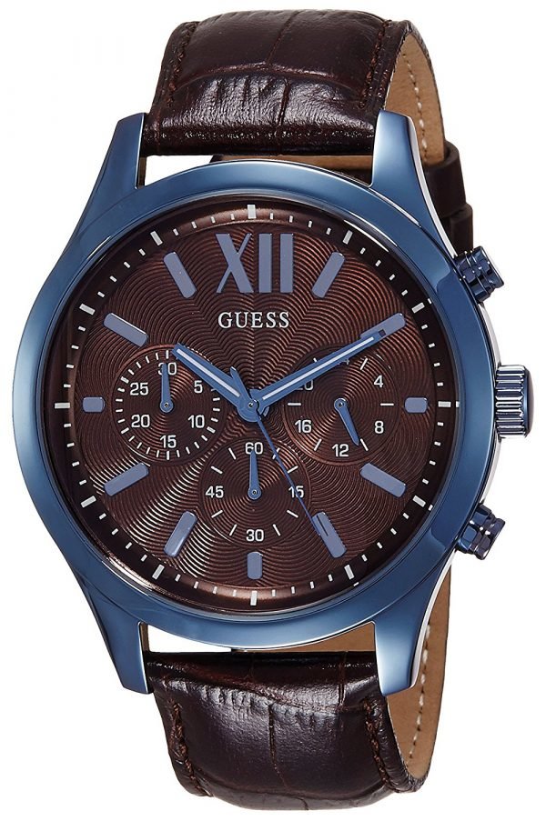 Guess W0789g2 Kello Ruskea / Nahka