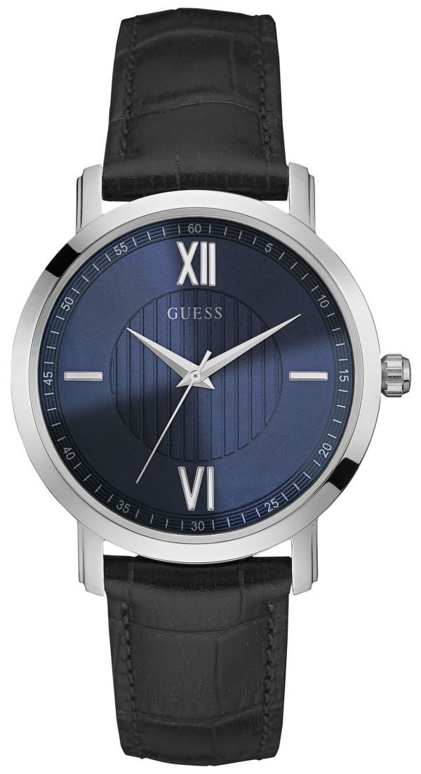 Guess W0793g2 Kello Sininen / Nahka