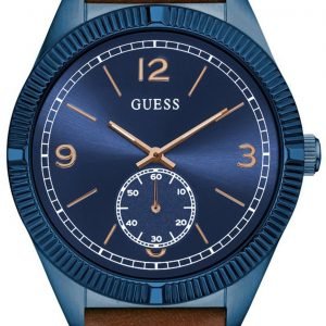 Guess W0873g2 Kello Sininen / Nahka