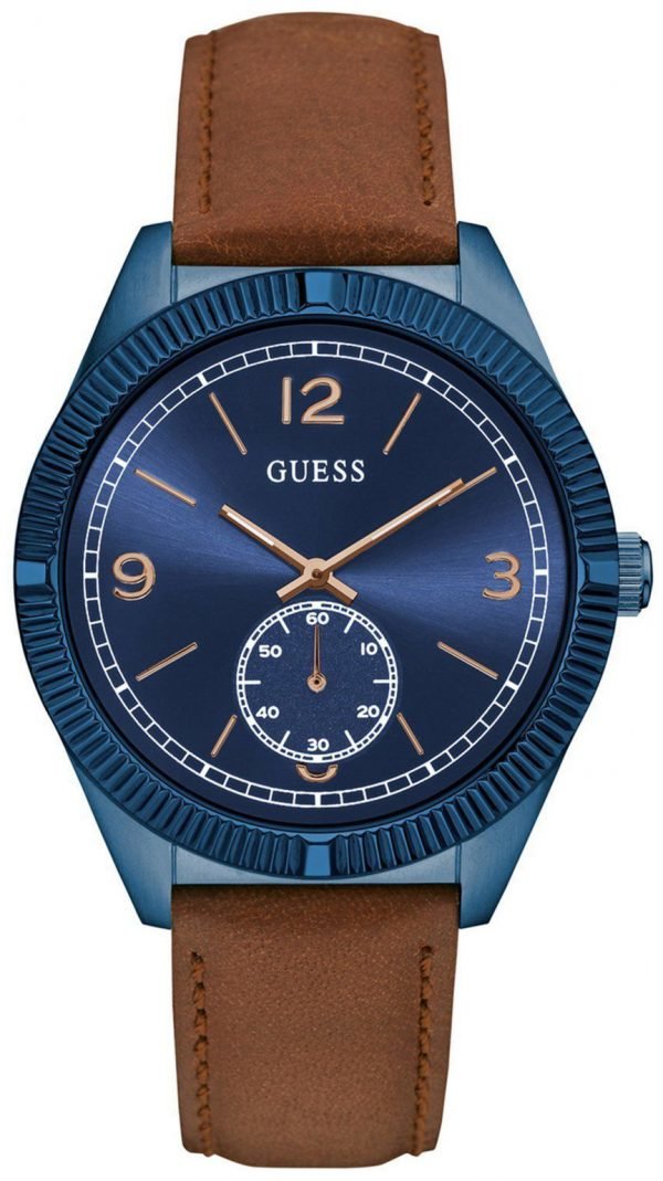 Guess W0873g2 Kello Sininen / Nahka