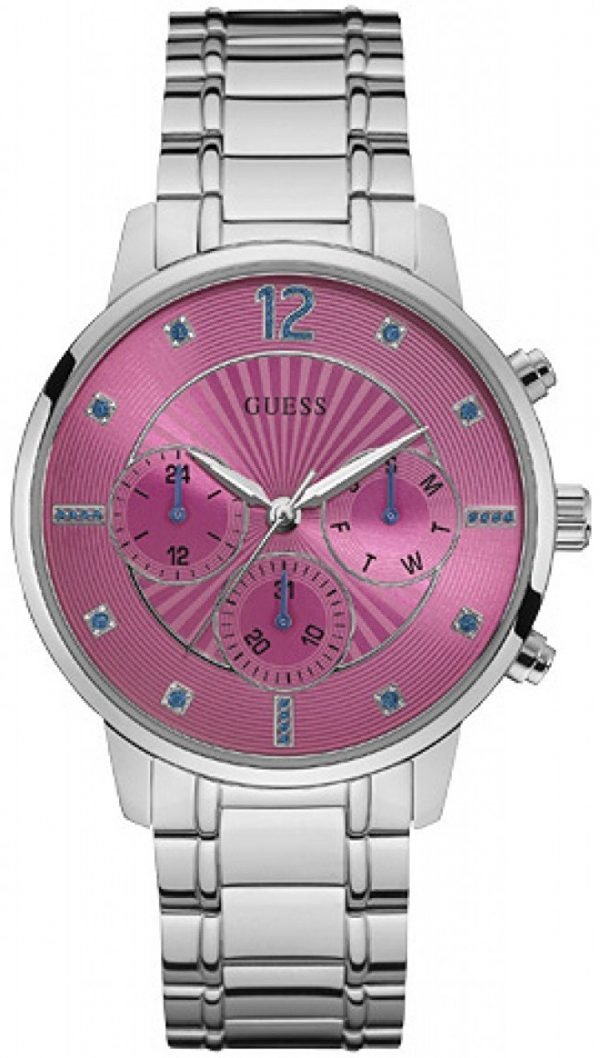 Guess W0941l3 Kello Pinkki / Teräs