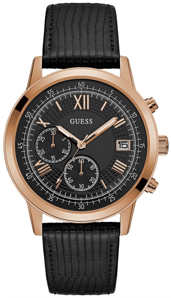 Guess W1000g4 Kello Musta / Nahka