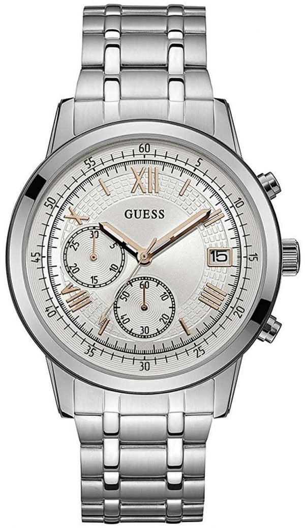 Guess W1001g1 Kello Hopea / Teräs