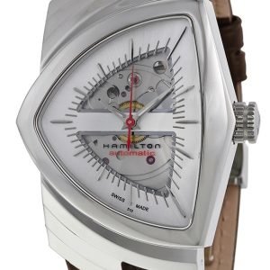 Hamilton American Classic Ventura H24515551 Kello Hopea / Nahka