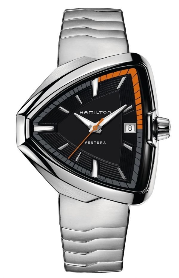 Hamilton American Classic Ventura H24551131 Kello Musta / Teräs