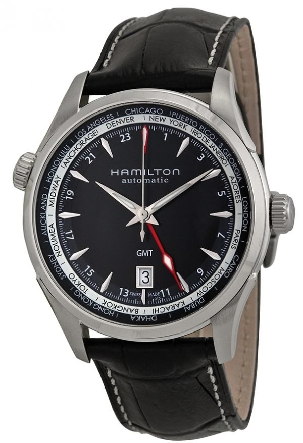 Hamilton H32695731 Kello Musta / Nahka