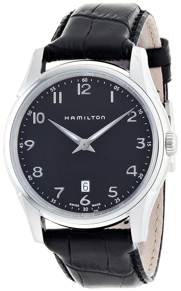 Hamilton Jazzmaster H31211135 Kello Musta / Nahka