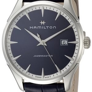 Hamilton Jazzmaster H32451641 Kello Sininen / Nahka