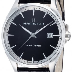 Hamilton Jazzmaster H32451731 Kello Musta / Nahka